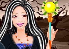barbie halloween dress up games