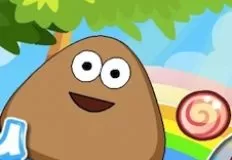 Pou Games, Pou Like Candy, Games-kids.com