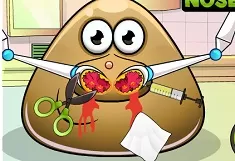 Pou Games, Pou Nose Doctor, Games-kids.com