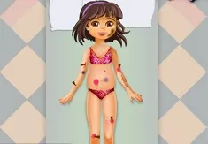 Dora Games, Pregnant Dora Injured, Games-kids.com