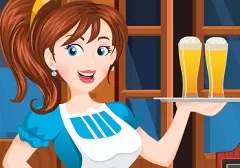 Dress Up Games, Pretty Waitress, Games-kids.com