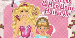 Princess Games, Princess and Her Baby Hairstyle, Games-kids.com