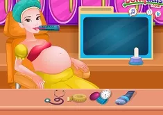 Beauty and The Beast Games, Princess Belle Pregnancy Check Up, Games-kids.com