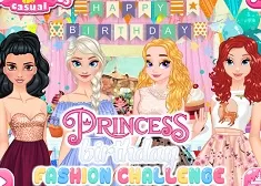 Princess Games, Princess Birthday Fashion Challenge, Games-kids.com