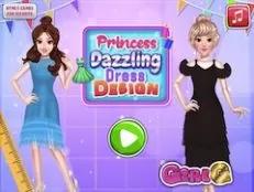 Princess Games, Princess Dazzling Dress Design, Games-kids.com