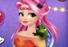 Rapunzel Games, Princess Design Your Rainbow Dress, Games-kids.com
