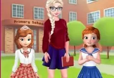 Frozen  Games, Princess Elsa Teacher Day, Games-kids.com