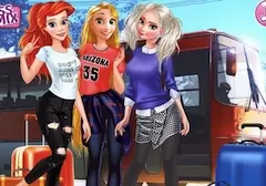 Princess Games, Princess First College Party, Games-kids.com