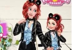 Princess Games, Princess Mom and Daughter Cute Family Look, Games-kids.com