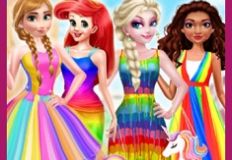 disney princess rainbow collection
