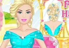 Frozen  Games, Princess Royal Hairdress, Games-kids.com