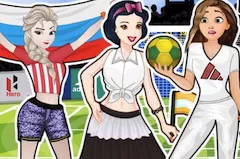 Princess Games, Princess Soccer Models, Games-kids.com