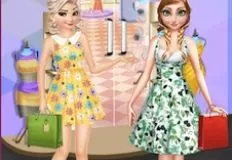 Frozen  Games, Princess Spring Shopping, Games-kids.com