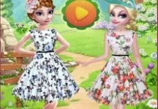 Frozen  Games, Princess Spring Tour Fashion, Games-kids.com