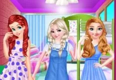 Princess Games, Princesses College Dorm Party, Games-kids.com