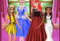 Princess Games, Princesses Color Dress, Games-kids.com
