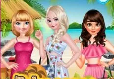 Princess Games, Princesses Dress Trend for Hawaii, Games-kids.com