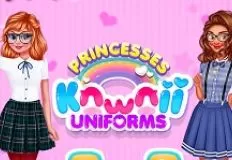 Princess Games, Princesses Kawaii Uniforms, Games-kids.com