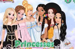 Princess Games, Princesses Off Shoulder Dress, Games-kids.com