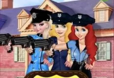 Princess Games, Princesses Police Day, Games-kids.com