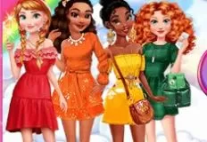 Princess Games, Princesses Rainbow Dress Up, Games-kids.com