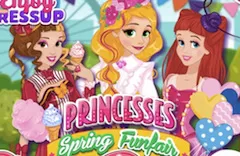 Princess Games, Princesses Spring Funfair, Games-kids.com