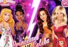 Princess Games, Princesses vs Celebs Fashion Challenge, Games-kids.com