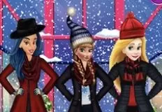 Princess Games, Princesses Winter Shopping, Games-kids.com