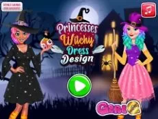 Princess Games, Princesses Witchy Dress Design, Games-kids.com