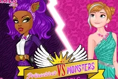 Princess Games, Princessses vs Monsters Top Model, Games-kids.com