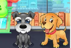 Animal Games, Puppies Salon Caring and Grooming, Games-kids.com