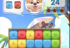 Puzzle Games, Puppy Blast, Games-kids.com