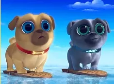 Puppy Dog Pals Games, Puppy Dog Pals Surfing Puzzle, Games-kids.com