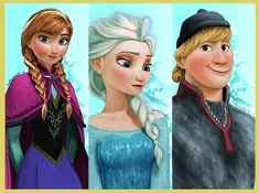 Frozen  Games, Puzzle with Anna and Elsa and Kristoff, Games-kids.com