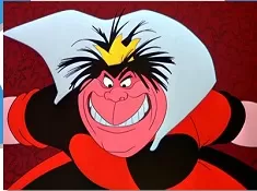 Alice in Wonderland Games, Queen of Hearts Angry Puzzle, Games-kids.com