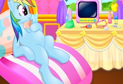 Rainbow Dash Giving Birth - My Little Pony Games