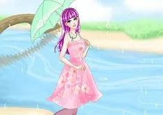 Girl Games, Raining Beauty, Games-kids.com