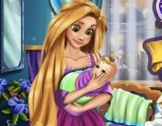 Rapunzel Games, Rapunzel Baby Caring, Games-kids.com