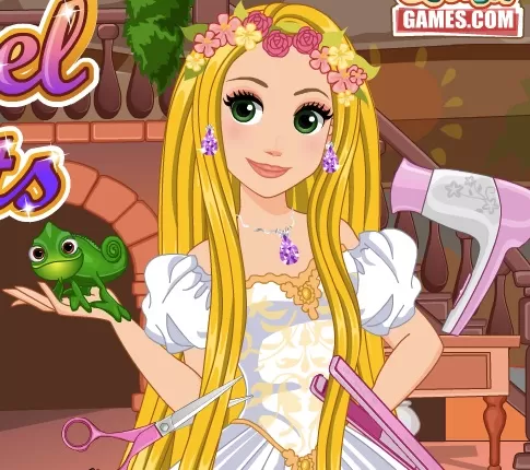 Rapunzel Games, Rapunzel Hairstyle Designer, Games-kids.com