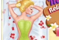 Rapunzel Games, Rapunzel Relaxing at the Spa, Games-kids.com