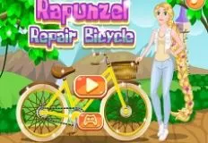 Rapunzel Games, Rapunzel Repair Bicycle, Games-kids.com