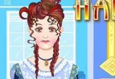 Girl Games, Right Hair Victorian, Games-kids.com