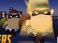 Adventure Games, Robbers in Town, Games-kids.com