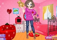 Girl Games, Room Stay Girl Dress Up, Games-kids.com