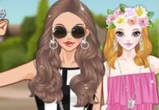 Girl Games, Round Glasses, Games-kids.com