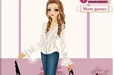 Girl Games, Ruffles Trumpet Cuff Dress Up, Games-kids.com