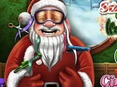 Christmas Games, Santa Real Haircuts, Games-kids.com