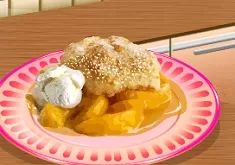 Cooking Games, Sara Cooking Class Peach Cobler, Games-kids.com
