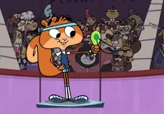 Scaredy Squirrel Games, Scaredy Squirrel Paddle Battle, Games-kids.com