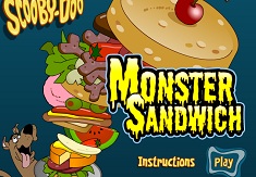 Scooby Doo Monster Sandwhich - Jogos Online